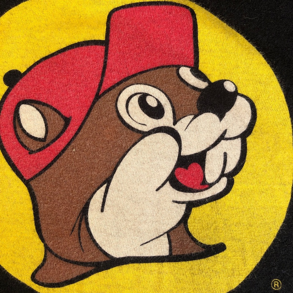 Bucees XL Black Beaver Logo Tee